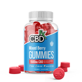 CBD Gummies - Mixed Berries - 60ct Bottle - 1500mg - EROS NECTAR